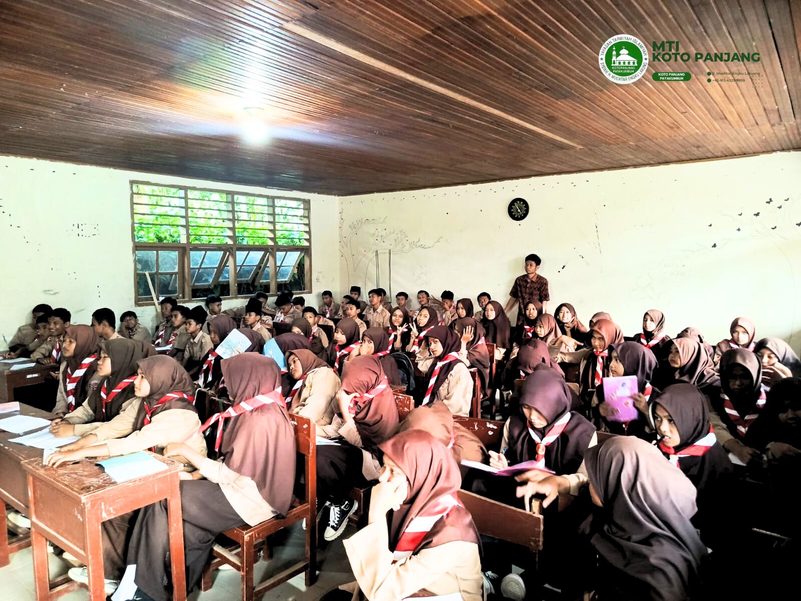 Siswa MTI Koto Panjang Antusias Ikuti Kegiatan Pramuka
